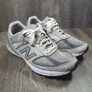 New Balance 990V5 Men Size 11.5 2E Gray Suede Made In USA Athletic Shoes M990GL5